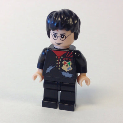 LEGO Minifigure-Harry Potter, Tournament Uniform Tattered Shirt-Harry Potter / Goblet of Fire-HP075-Creative Brick Builders